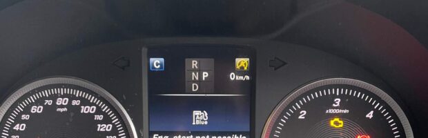 Error code on Mercedes vehicle states Engine start not possible